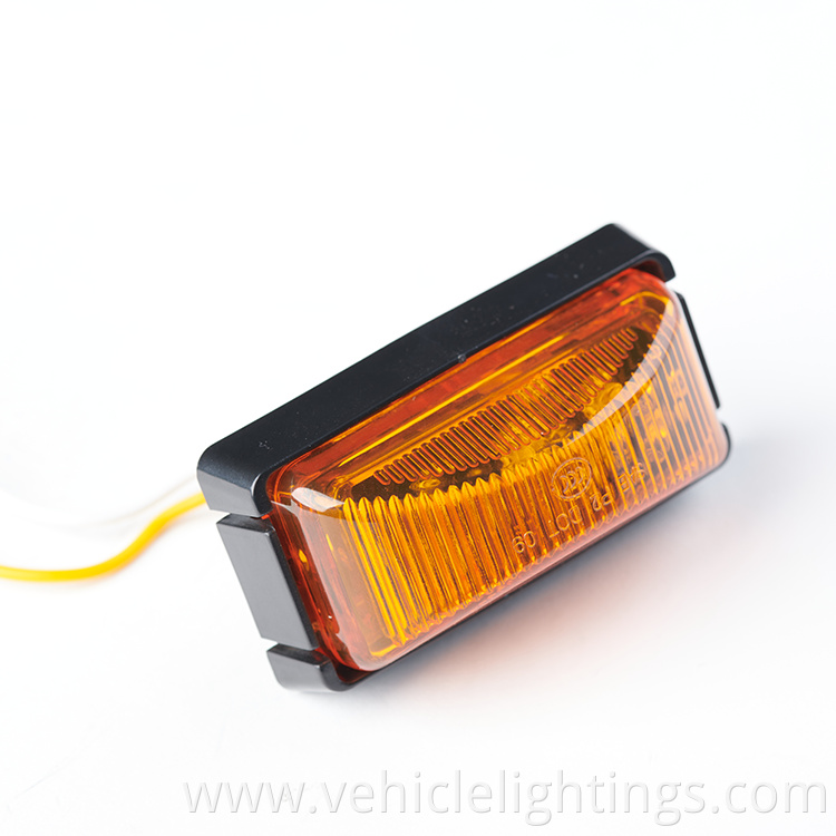 Side Marker Red LED Light Lamp for 12V-24V Trailer Camper Truck